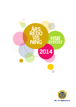 HSB ÅRS REDO VIS NING