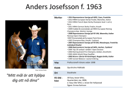 Anders Josefsson