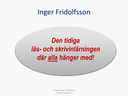 Inger Fridolfsson