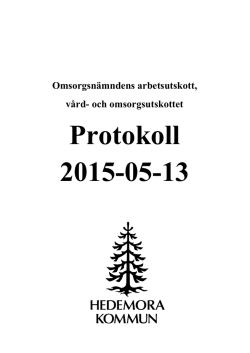 Protokoll 2015-05-13