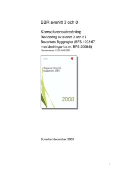 Konsekvensutredning BBR 15
