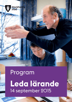 PDF: Program Leda lärande 2015