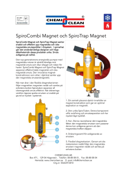 SpiroCombi Magnet och SpiroTrap Magnet