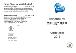 Handbok för Seniorer 2015 reviderad maj