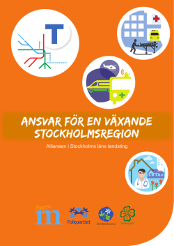 Ansvar för en växande Stockholmsregion