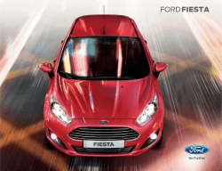 Ford Fiesta Broschyr