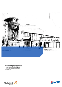 Samrådsunderlag Skellefteå Airport