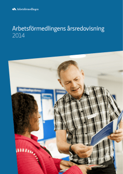 Arbetsförmedlingens årsredovisning 2014
