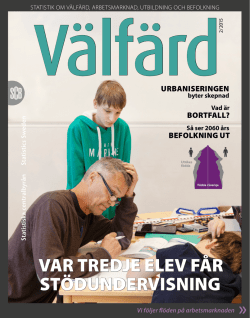 tidningen Välfärd 2/2015