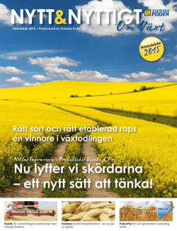 Om Växt - Svenska Foder