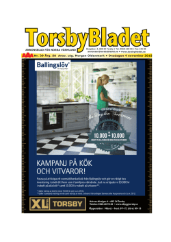 Vecka 45 - Torsbybladet