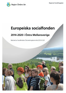 Regionala handlingsplanen (pdf öppnas i nytt - Svenska ESF