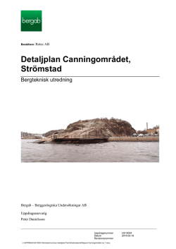 Detaljplan Canningområdet, Strömstad