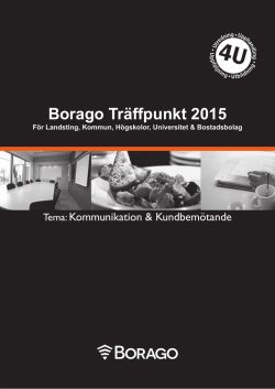 Borago Träffpunkt 2015