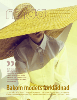 Bakom modets f&ouml;rkl&auml;dnad - Meddelanden fr&aring;n &Aring;bo Akademi