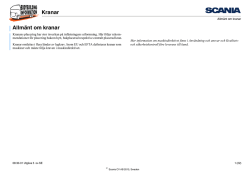 Kranar Allmänt om kranar - Scania Technical Information Library (TIL)
