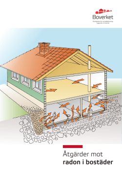 Åtgärder mot radon i bostäder. Upplaga 5.