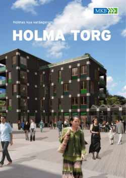 Informationsblad Holma torg