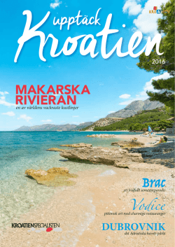MAKARSKA RIVIERAN - Kroatiaspesialisten
