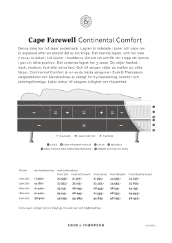 Cape Farewell Continental Comfort