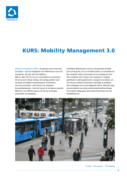 KURS: Mobility Management 3.0