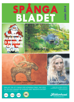 Sp&aring;ngabladet Jul, december 2014