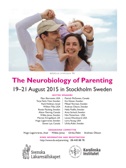 The Neurobiology of Parenting