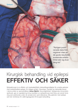 Läs hela artikeln - Neurologi i Sverige