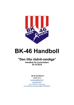 BK-46 Handboken - BK