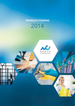 Årsredovisning 2014 North Chemical AB (publ)