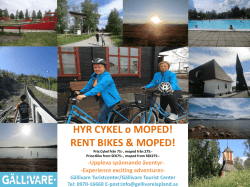HYR CYKEL o MOPED! RENT BIKES & MOPED!