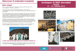 Invitasjon NGF 2015