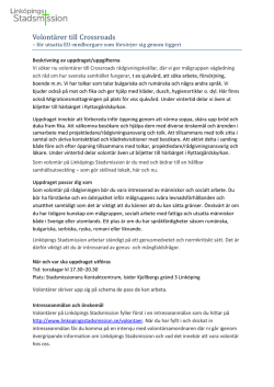rådgivningskvällarna - Linköpings Stadsmission