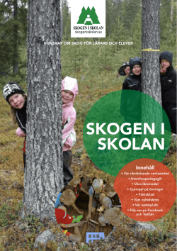 SiS-broschyr - Skogen i Skolan