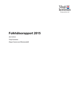 Folkhälsorapport 2015
