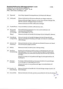 Protokoll2015 - BRF Byggnadslagen i Lund