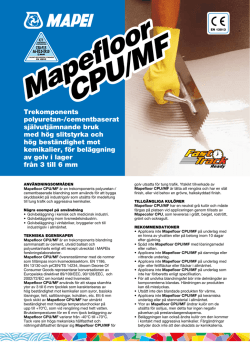 Mapefloor CPU/MF Mapefloor CPU/MF
