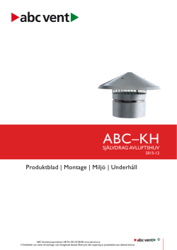 ABC–KH - ABC Ventilationsprodukter AB