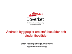 Boverket - Smart Housing Småland