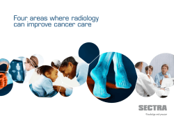 Four areas where radiology can improve cancer care