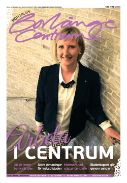 Blodomloppet går genom centrum
