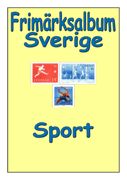 Sport - Sveriges Frimärksungdom