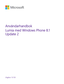 Lumia med Windows Phone 8.1 Update 2