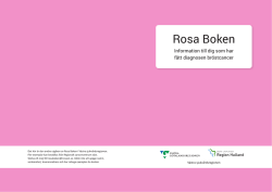 Rosa Boken - Regionala cancercentrum