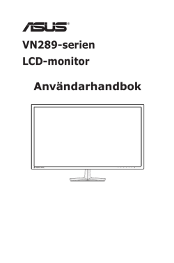 VN289-serien LCD-monitor Användarhandbok