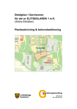 Granskning - planbeskrivning