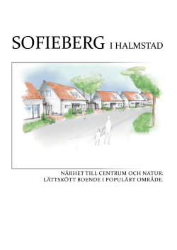 Broschyr Sofieberg