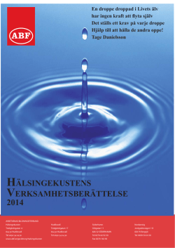 Verksamhetsberättelse 2014.indd