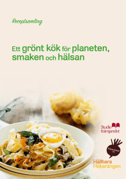 Receptsamling Klimatmat