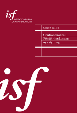 Ladda ned som PDF - Inspektionen för socialförsäkringen